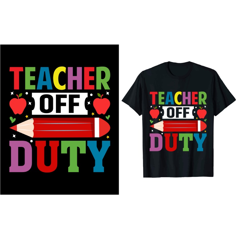 Durable Teacher DTF Transfers